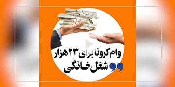 وام کرونا برای  23 هزار  شغل خانگی