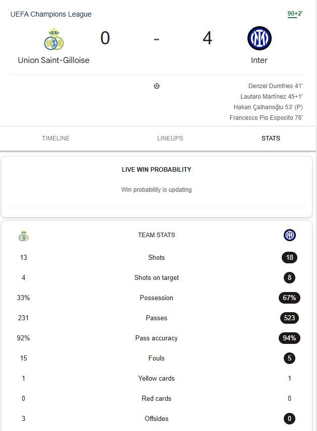 خلاصه بازی اینتر4_0 اونیون سن ژیلواز/ نمایش برتر افعی ها در مقابل حریف بلژیکی+ فیلم خلاصه بازی اینتر4_0 اونیون سن ژیلواز/ نمایش برتر افعی ها در مقابل حریف بلژیکی+ فیلم