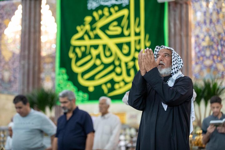 آذین بندی حرم امام علی و امام حسین(ع) در سالروز ولادت حضرت زینب(س)/عکس